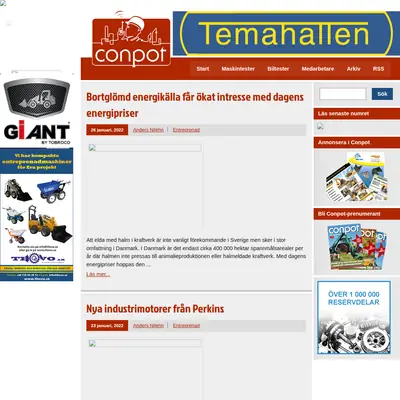 Conpot startsida 2022