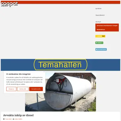 Conpot startsida 2025