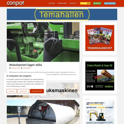 Conpot startsida 2026