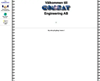 www.consat.se startsida 2000
