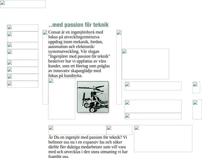 www.consat.se startsida 2001