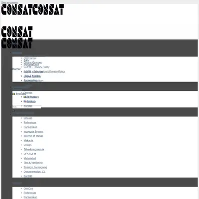 www.consat.se startsida 2019