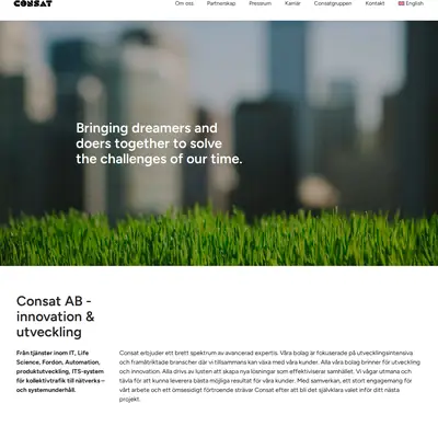 www.consat.se startsida 2025