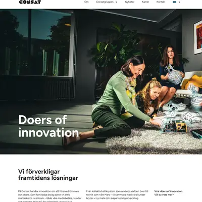 www.consat.se startsida 2026