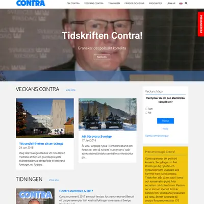 Contra startsida 2018