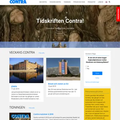 Contra startsida 2019