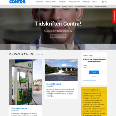 Contra startsida 2023