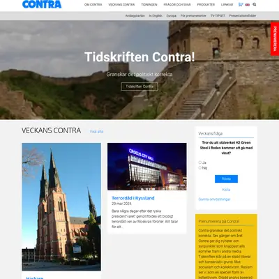 Contra startsida 2024