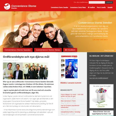 Convenience Stores News startsida 2017