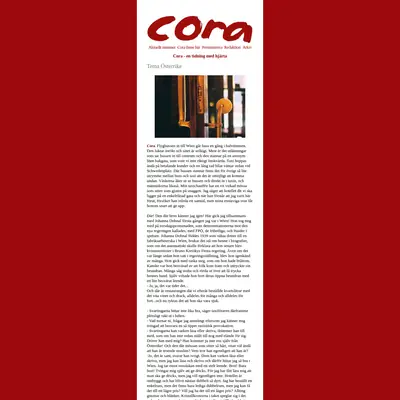 CORA startsida 2005