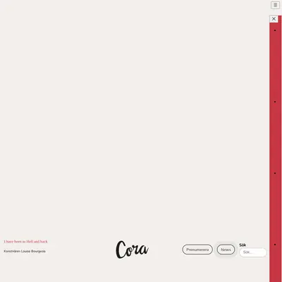CORA startsida 2025