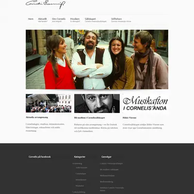 Cornelis Bladet startsida 2020