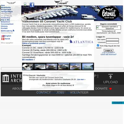 Coronet News startsida 2011