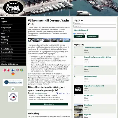 Coronet News startsida 2026