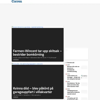 corren.se startsida 2024