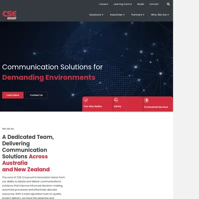 Crosscom startsida 2025