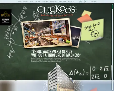 cuckoosnest.se startsida 2014