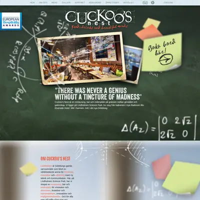 cuckoosnest.se startsida 2016