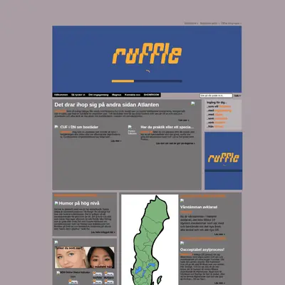 Bladet - Grön Ungdoms Tidsskrift startsida 2008