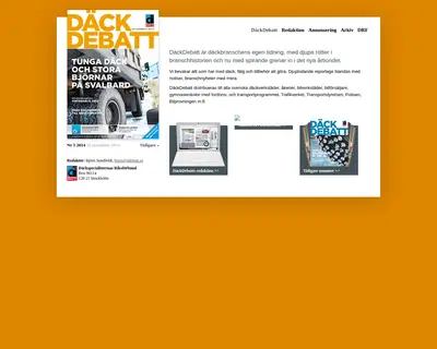 www.dackdebatt.se startsida 2014