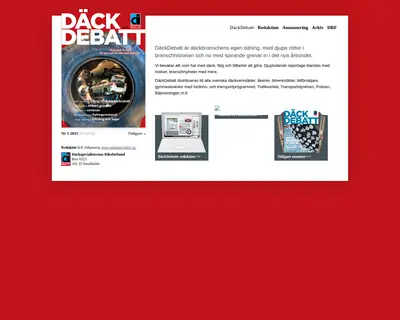www.dackdebatt.se startsida 2016