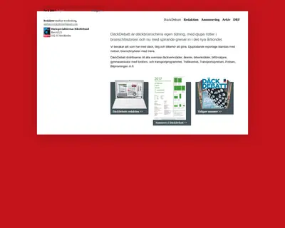 www.dackdebatt.se startsida 2017