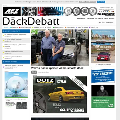 www.dackdebatt.se startsida 2019