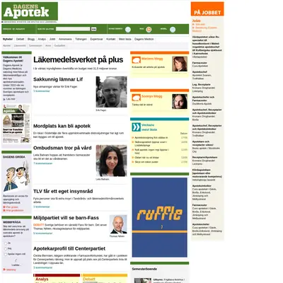 www.dagensapotek.se startsida 2010