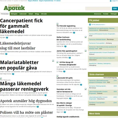 www.dagensapotek.se startsida 2012