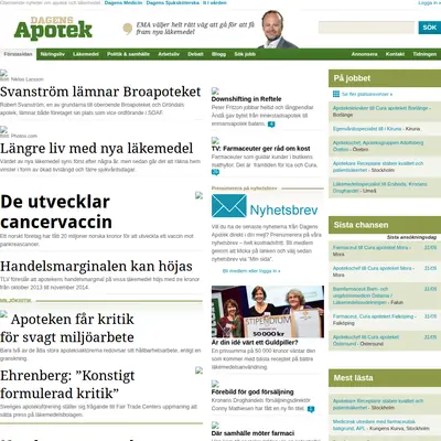 www.dagensapotek.se startsida 2013