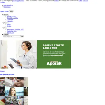 www.dagensapotek.se startsida 2019