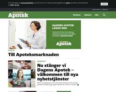 www.dagensapotek.se startsida 2020