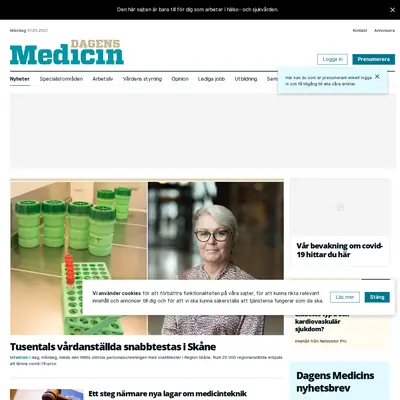 www.dagensapotek.se startsida 2021