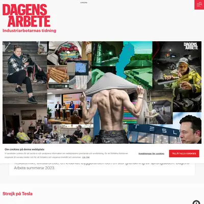 Dagens arbete startsida 2024