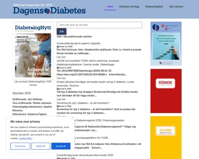 Diabetesvård startsida 2025