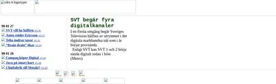 dagensit.se startsida 1998