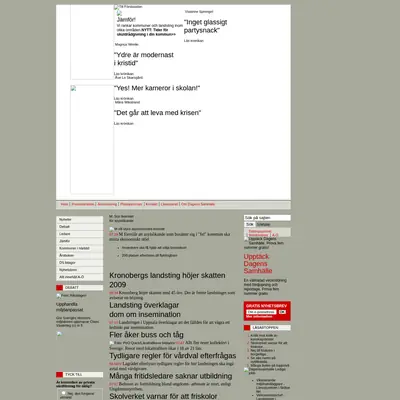 https://www.dagenssamhalle.se startsida 2008