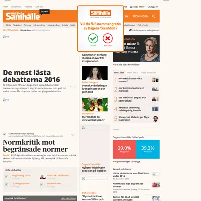 https://www.dagenssamhalle.se startsida 2017