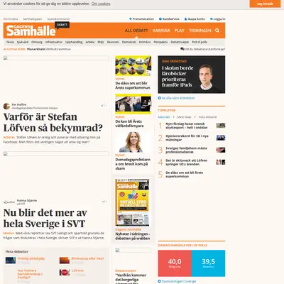 https://www.dagenssamhalle.se startsida 2018