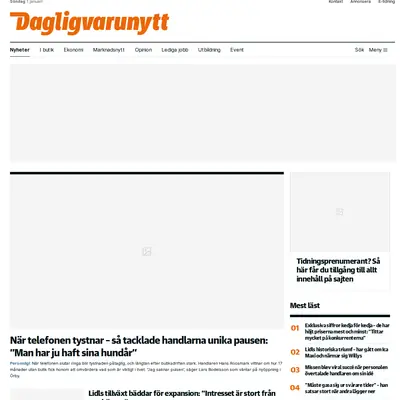 Dagligvarunytt - Karriär startsida 2023