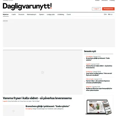 Dagligvarunytt - Karriär startsida 2024