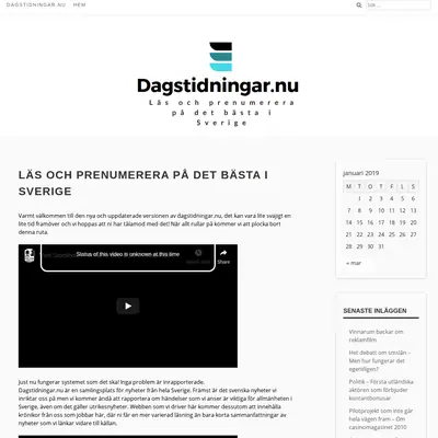 Det Bästa startsida 2019