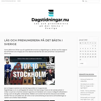 Det Bästa startsida 2022