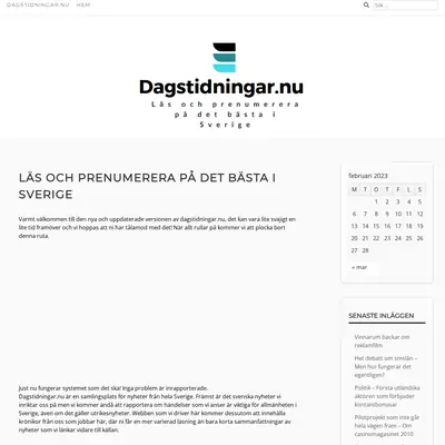 Det Bästa startsida 2023
