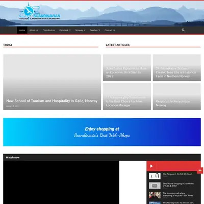 The Scandinavian Daily startsida 2021