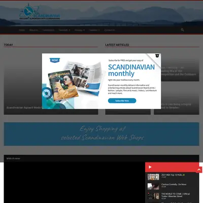 The Scandinavian Daily startsida 2022