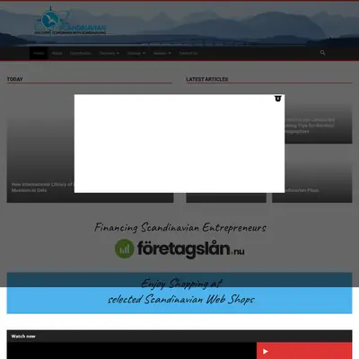 The Scandinavian Daily startsida 2023