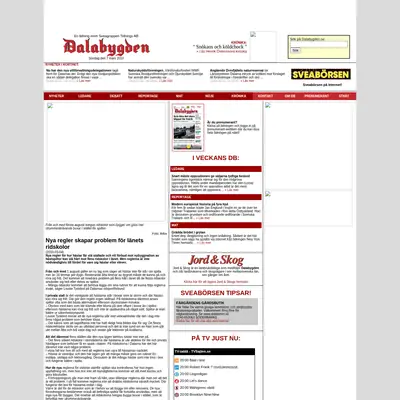 www.dalabygden.se startsida 2010