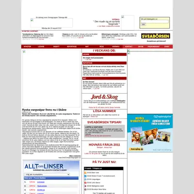 www.dalabygden.se startsida 2012