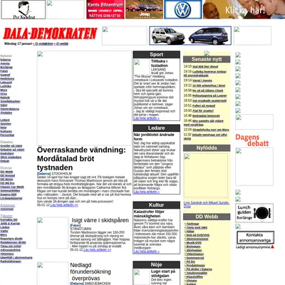 Lundademokraten startsida 2005